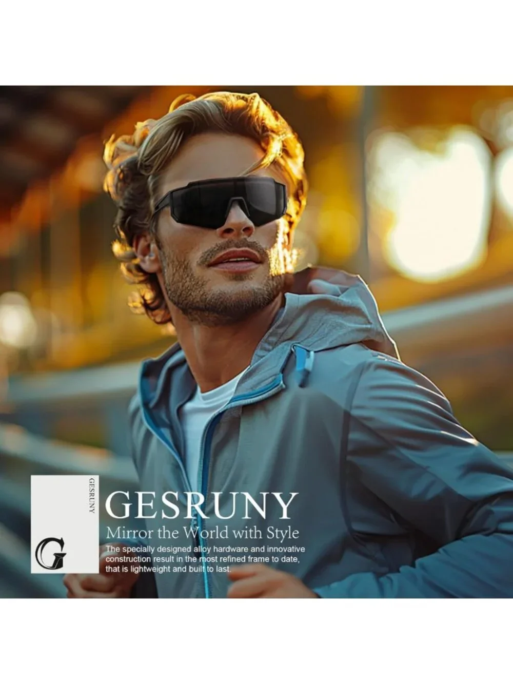 Lightweight Polarized Sport Sunglasses for Men & Women - UV Protection for